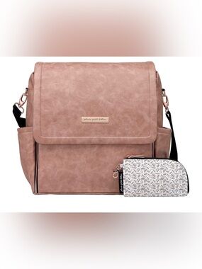 Petunia Pickle 
Boxy Backpack, Diaper Bag Dusty Rose